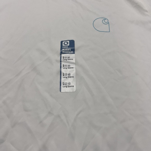 Carhartt Force Sun Defender Men's L White Long Sleeve UV Protection Work Shirt - Picture 3 of 5